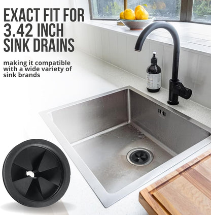 Rubber Sink Stopper and Garbage Disposal Splash Guard,Compatible with Insinkerator Garbage Disposal Parts V1258-DP02-C-921