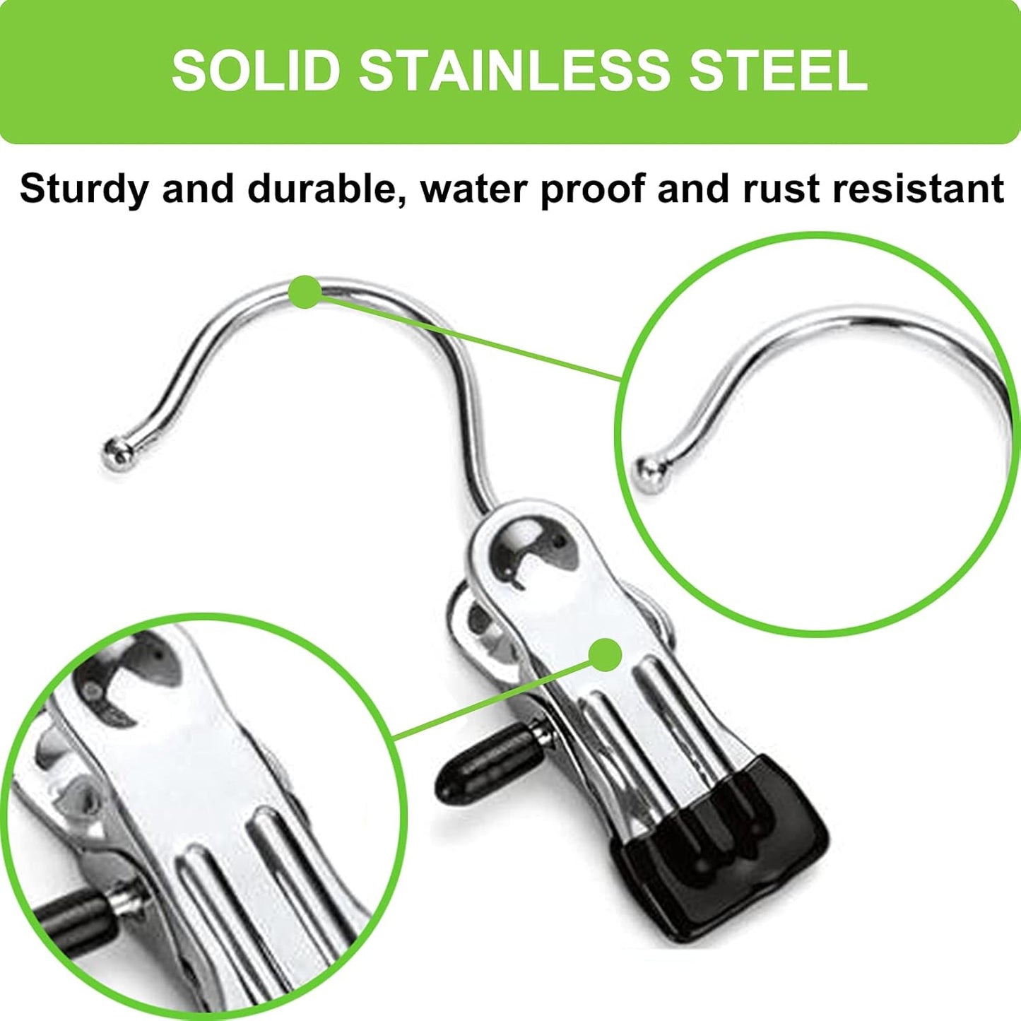 Laundry Hooks Hanging Clips Clothes Pins Closet Hanger Organizer + 2 Pack Carpenter Pencils Mechanical V1258-DP02-C-945
