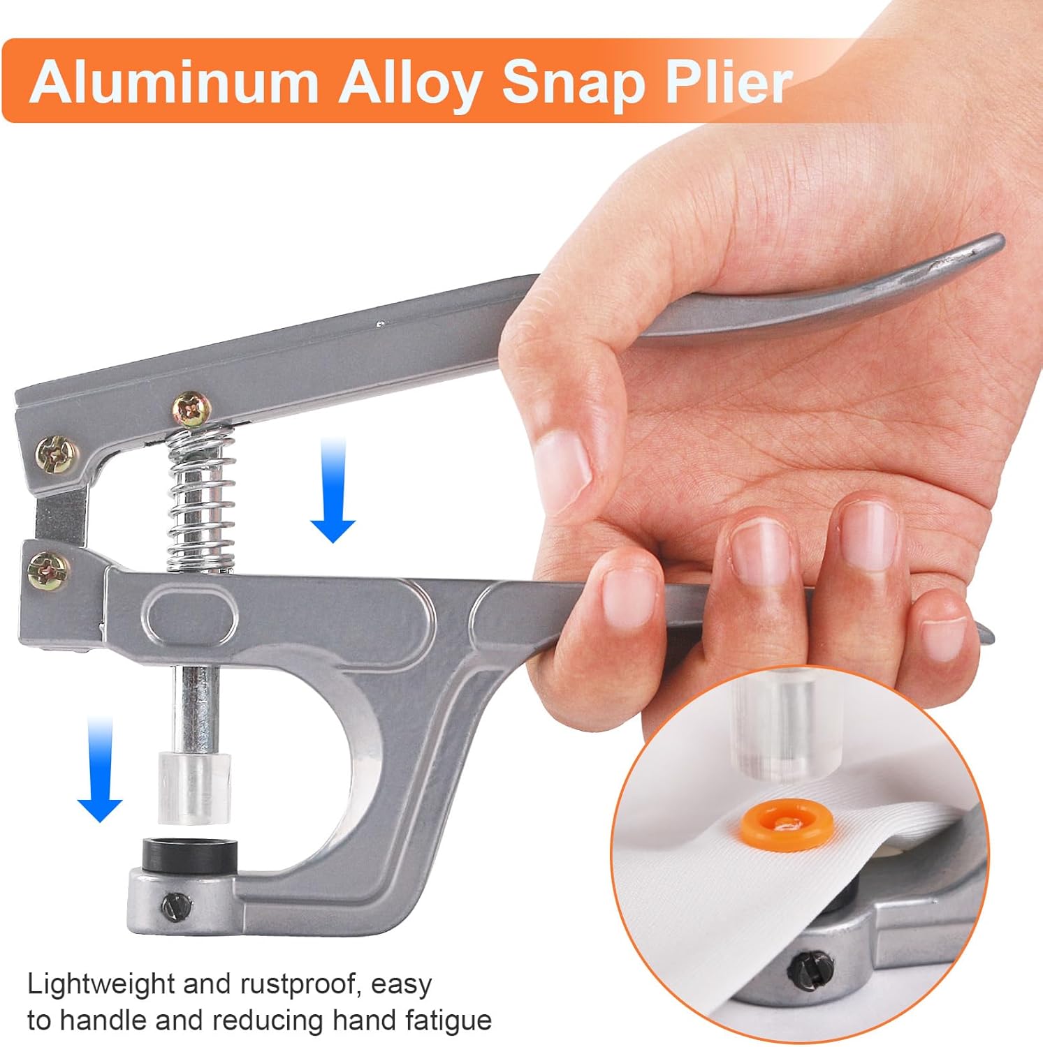 30 Pack Laundry Hooks Hanging Clips Clothes Pins Closet Hanger Organizer + Snap Button Kit with Snaps Pliers, V1258-DP02-C-946