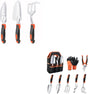 Garden Tools Set, 3 Pack Heavy Duty Gardening Tools Set + Garden Tools Set, 8 Piece Gardening Tools Set with V1258-DP02-C-959