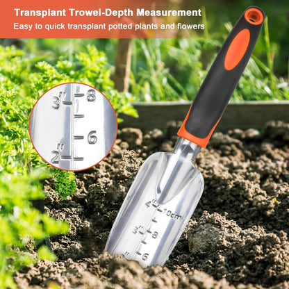 Garden Tools Set, 3 Pack Heavy Duty Gardening Tools Set + Garden Tools Set, 8 Piece Gardening Tools Set with V1258-DP02-C-959