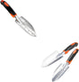 Garden Shovel Trowel Garden Tool with Measurement Mark + 2 Pack Heavy Duty Gardening Tools Set V1258-DP02-C-966