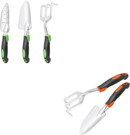 Garden Tools Set, 3 Pack Heavy Duty Gardening Tools Set Include Garden Shovel + Garden Tool Set, 2 Pack Heavy V1258-DP02-C-973