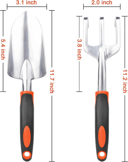 Garden Tools Set, 3 Pack Heavy Duty Gardening Tools Set Include Garden Shovel + Garden Tool Set, 2 Pack Heavy V1258-DP02-C-973