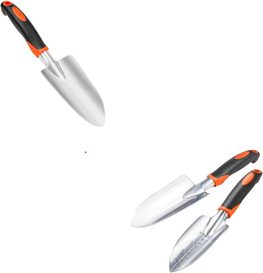 Garden Shovel Garden Hand Trowel, Heavy Duty Hand Shovel with Ergonomic Handle Garden Shovel Trowel + Garden V1258-DP02-C-974