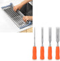 Over The Sink Dish Drying Rack, Foldable Dish Drainer, Gray + 4 Piece Wood Chisel Sets Woodworking Tools Set V1258-DP02-C-983
