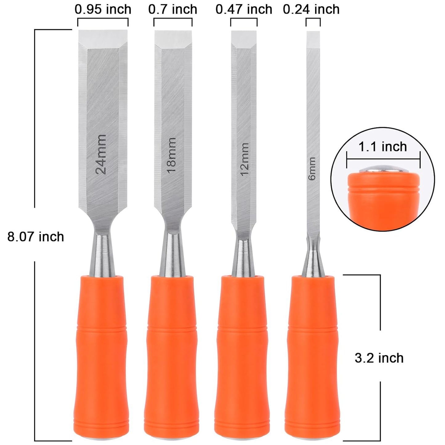 Upgraded Watt Power Meter Plug Home Electrical Usage Monitor Consumption+ 4 Piece Wood Chisel Sets V1258-DP02-C-984