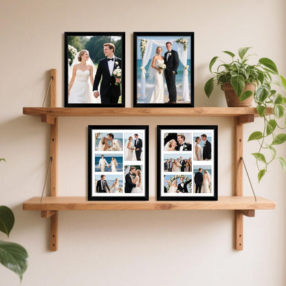 8x10 Picture Frame Set of 2 & 11x14 Picture Frames Collage Wall Decor V1258-DP02-C-995