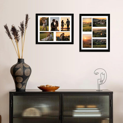 8x10 Picture Frame Set of 2 & 11x14 Picture Frames Collage Wall Decor V1258-DP02-C-995