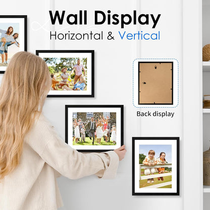 8x10 Picture Frame Set of 2 & 8.5x11 Picture Frame Bulk-6 Pack V1258-DP02-C-996