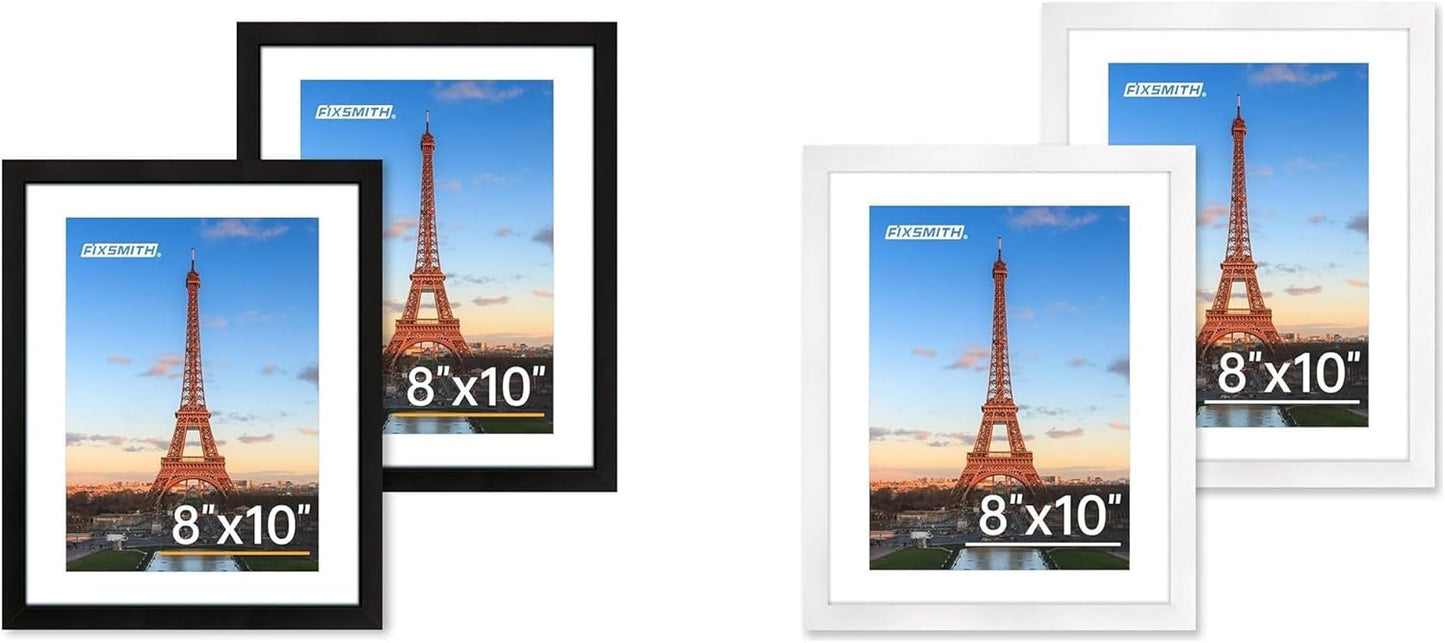 8x10 Picture Frame Set of 2 & White 8x10 Picture Frame Set of 2 V1258-DP02-C-997