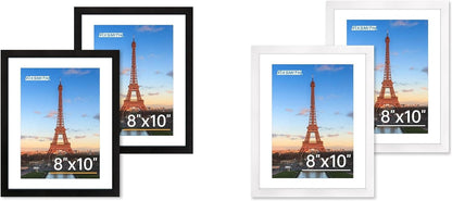 8x10 Picture Frame Set of 2 & White 8x10 Picture Frame Set of 2 V1258-DP02-C-997