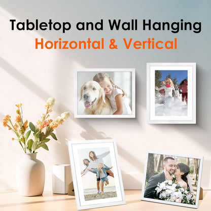 8x10 Picture Frame Set of 2 & White 8x10 Picture Frame Set of 2 V1258-DP02-C-997