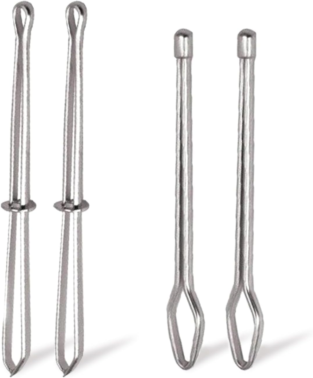 4 Pcs Bodkin Drawstring Threaders,Metal Drawstring Threader Tweezers Easy Quick Insert Drawstring DIY Rope V1258-DP02-D-100