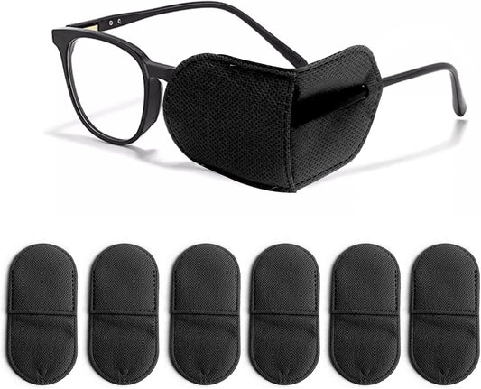 Eye Patches for Glasses,6 Pcs Medical Eye Patch for Adults and Kids Non-Woven Fabric Eye Patches to Cover V1258-DP02-D-104
