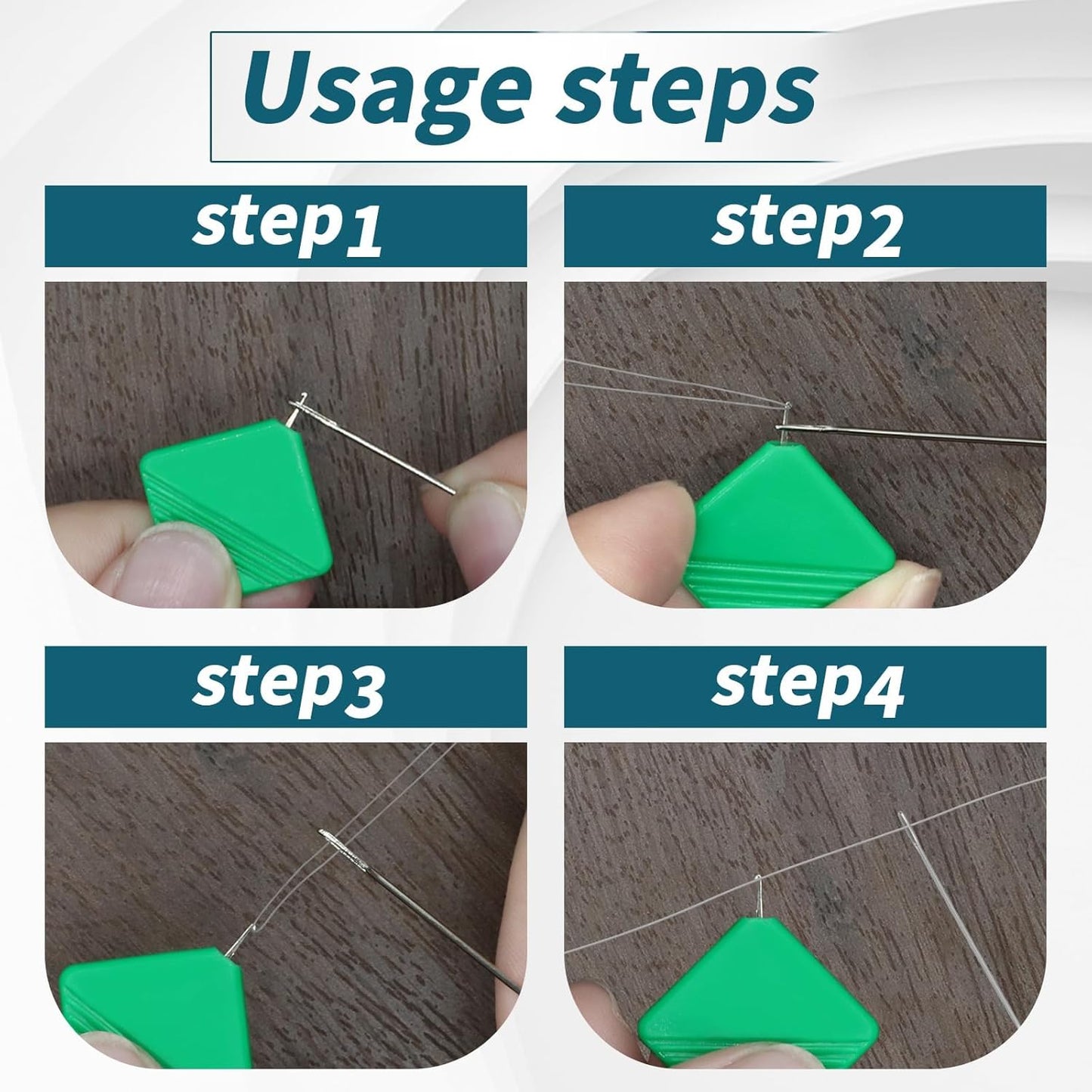 5 Pcs Needle Threaders,Cute Design Squre Sewing Needle Threader for Hand Machine Sewing Plastic Simple Needle V1258-DP02-D-126