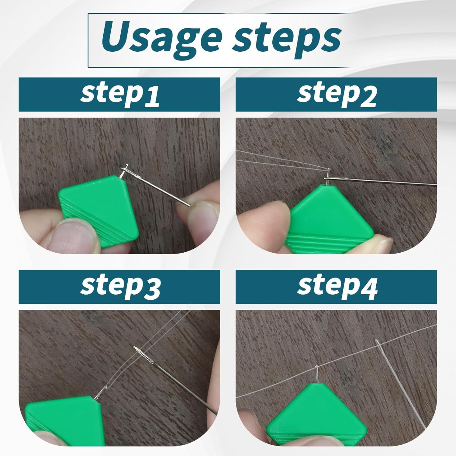 5 Pcs Needle Threaders,Cute Design Squre Sewing Needle Threader for Hand Machine Sewing Plastic Simple Needle V1258-DP02-D-126