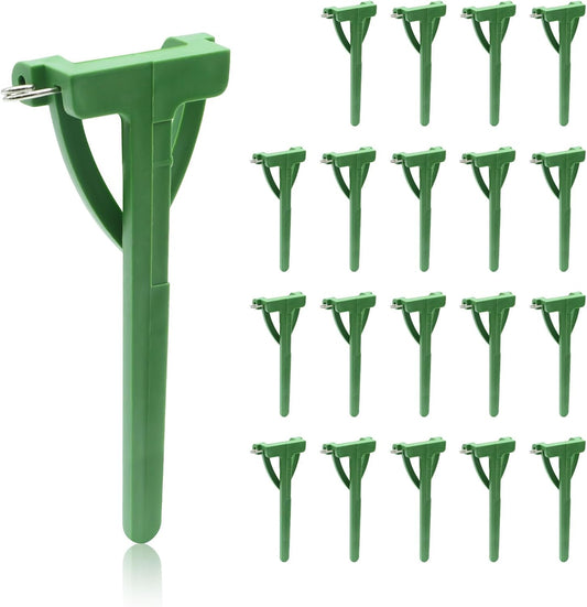 20Pcs Boutonniere Pins,Plastic Corsage Clips T-Shaped Floral Fasteners for Weddings,Proms & Events - V1258-DP02-D-128