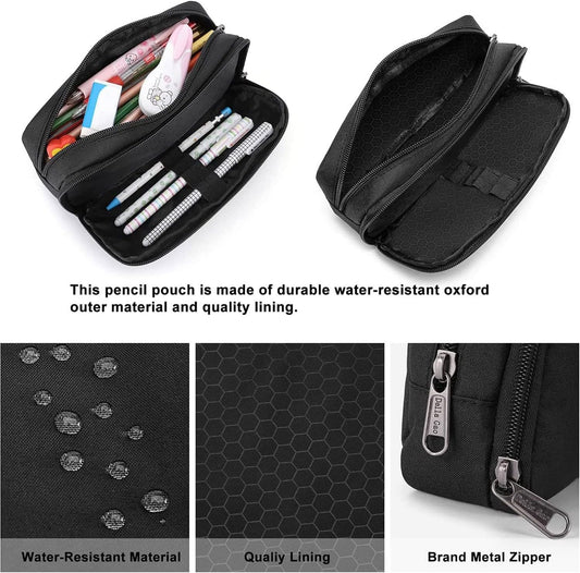 Della Gao Pencil Case Large Capacity Pencil Pouch Aesthetic Pencil Box for Office Stationery Organizer, V1258-DP02-D-129