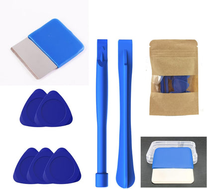 Phone Repair Tool Kit with Sharp-Edge Metal Spudger, 2 Plastic Pry Tools, 5 Triangle Picks for iPhone iPad V1258-DP02-D-134