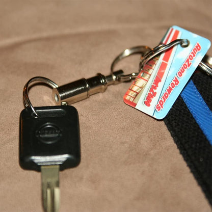 CooBigo 3 Pack Quick Release Detachable Keychain Dual Pull Apart Key Chain Spring Split Snap Separate Double V1258-DP02-D-15