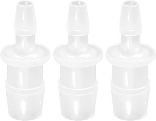 Plastic Hose Barb Reducer Pipe Fittings, 1/2" to 1/4" Hose ID Connectors Joint Splicer Mender Adapter Union V1258-DP02-D-162