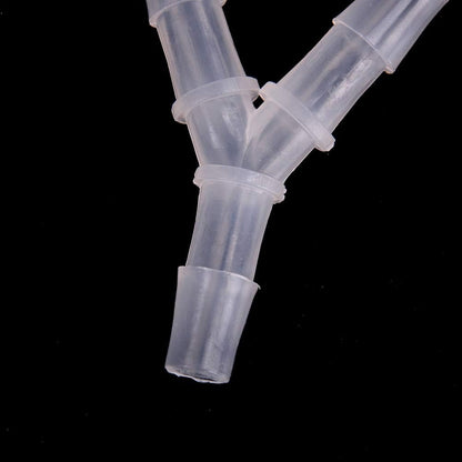 Plastic Barb Equal Y Tee 1/2" hose ID Polypropylene pipe connectors Plastic Joint Splicer Mender Adapter V1258-DP02-D-164