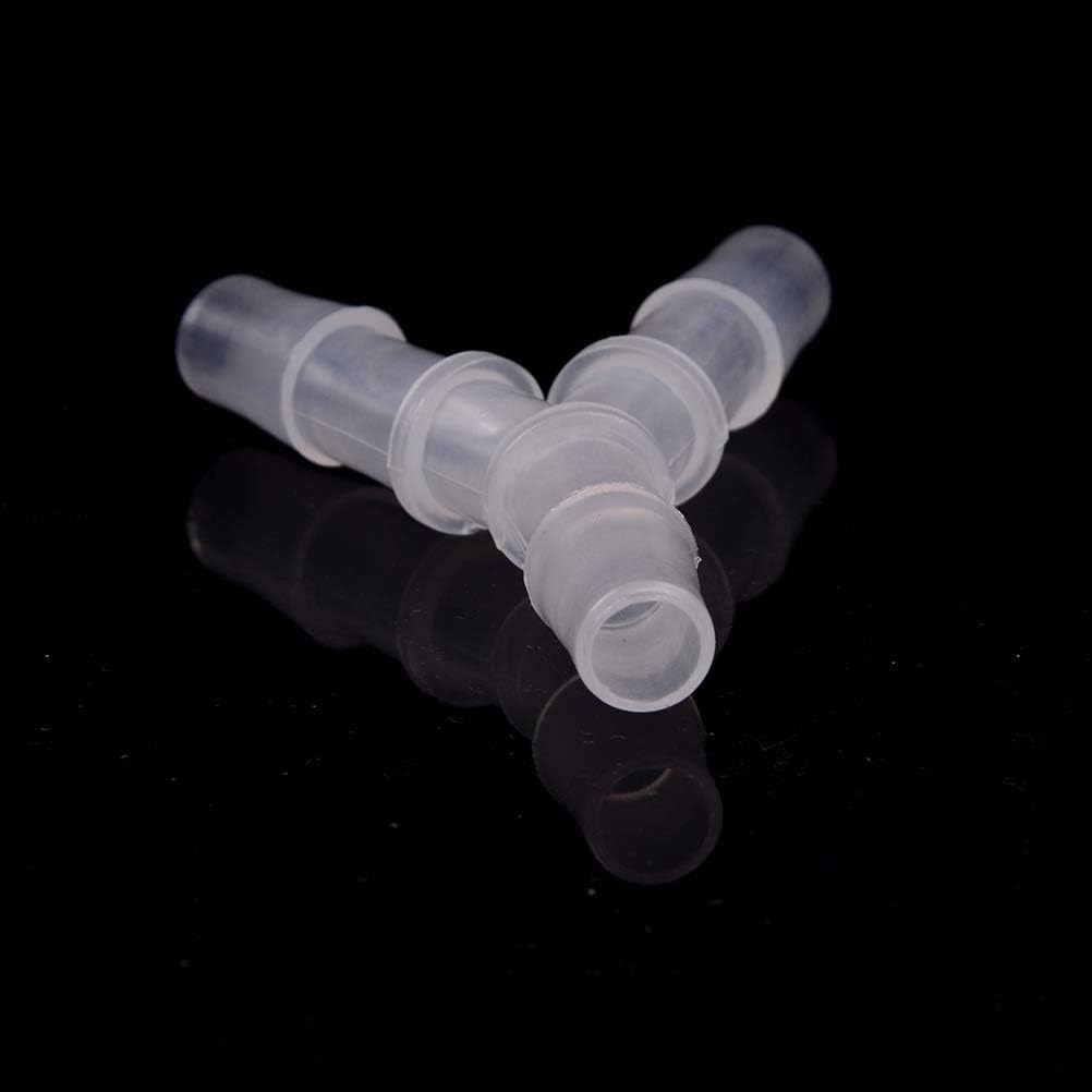Plastic Barb Equal Y Tee 1/2" hose ID Polypropylene pipe connectors Plastic Joint Splicer Mender Adapter V1258-DP02-D-164