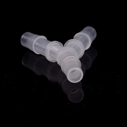 Plastic Barb Equal Y Tee 1/2" hose ID Polypropylene pipe connectors Plastic Joint Splicer Mender Adapter V1258-DP02-D-164
