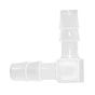 Plastic 1/4" Hose ID 90 Degree Elbow Barb Fitting, 6 Pcs Equal Barbed Joint Splicer Mender Adapter Union V1258-DP02-D-165