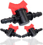 5/8" Drip Irrigation Switch Valve, Barbed Ball Valve for Garden Drip Irrigation Aquarium(3 Pcs) V1258-DP02-D-167