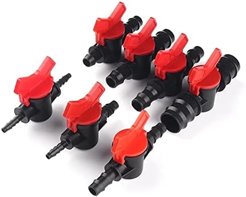 5/8" Drip Irrigation Switch Valve, Barbed Ball Valve for Garden Drip Irrigation Aquarium(3 Pcs) V1258-DP02-D-167