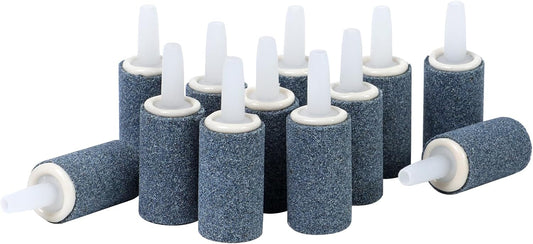 Aquarium Air Stones 1 inch 12 Pack, Bubble Stone, Aerator Bubble Differ, Air Pump Accessories for Aquariums, V1258-DP02-D-169