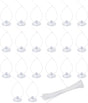 20 Pack Suction Cups with 40 Zip Ties for Aquarium Fish Tank Decoration Moss Shrimp Nest V1258-DP02-D-174