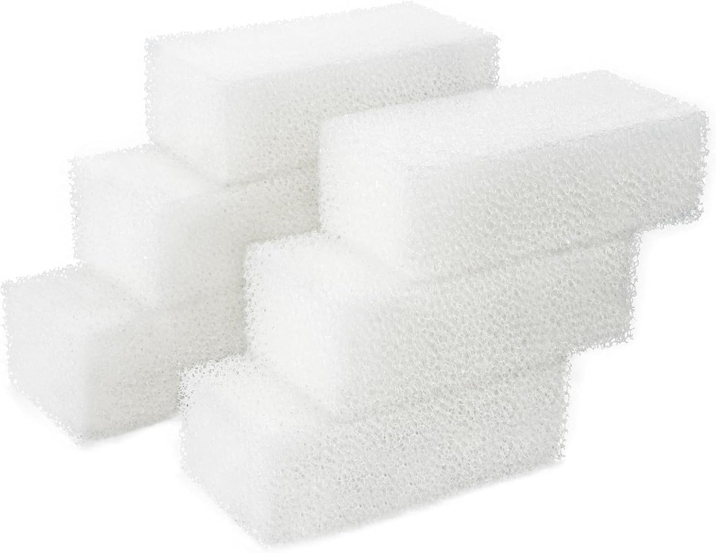 6-Pack Replacement Filter Sponge Pads, Aquarium Foam Insert Compatible with AquaClear 50, Fish Tank Filter V1258-DP02-D-177