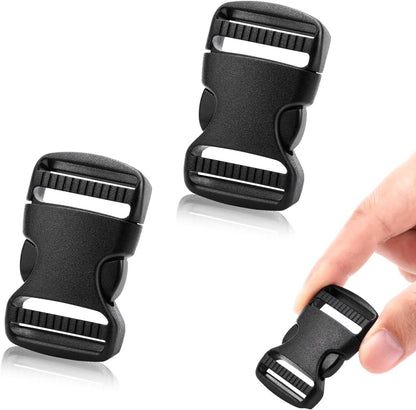 3pcs 1" Inner Dia. Plastic Buckles for Strap Replacement, Quick Side Release Buckles Outdoor Camping Backpack V1258-DP02-D-19
