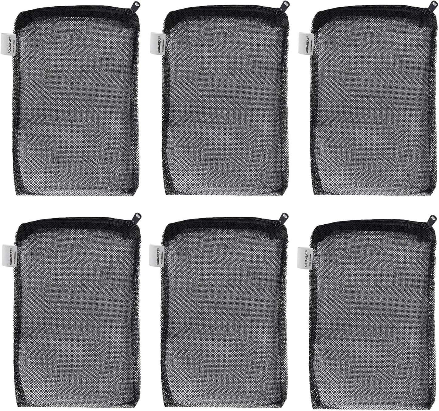 Filter Media Mesh Bags with Plastic Zipper Reable... (6PCS) V1258-DP02-D-190