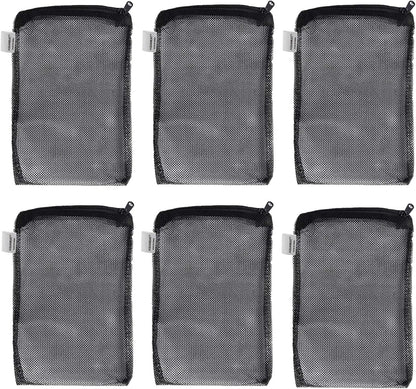 Filter Media Mesh Bags with Plastic Zipper Reable... (6PCS) V1258-DP02-D-190