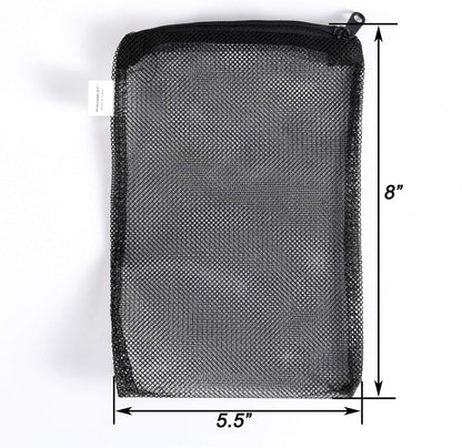 Filter Media Mesh Bags with Plastic Zipper Reable... (6PCS) V1258-DP02-D-190