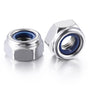 (50pcs) M8 Self Clinching Nuts 304 Stainless Steel Self-Lock Nylon Inserted Hex Lock Nuts V1258-DP02-D-205