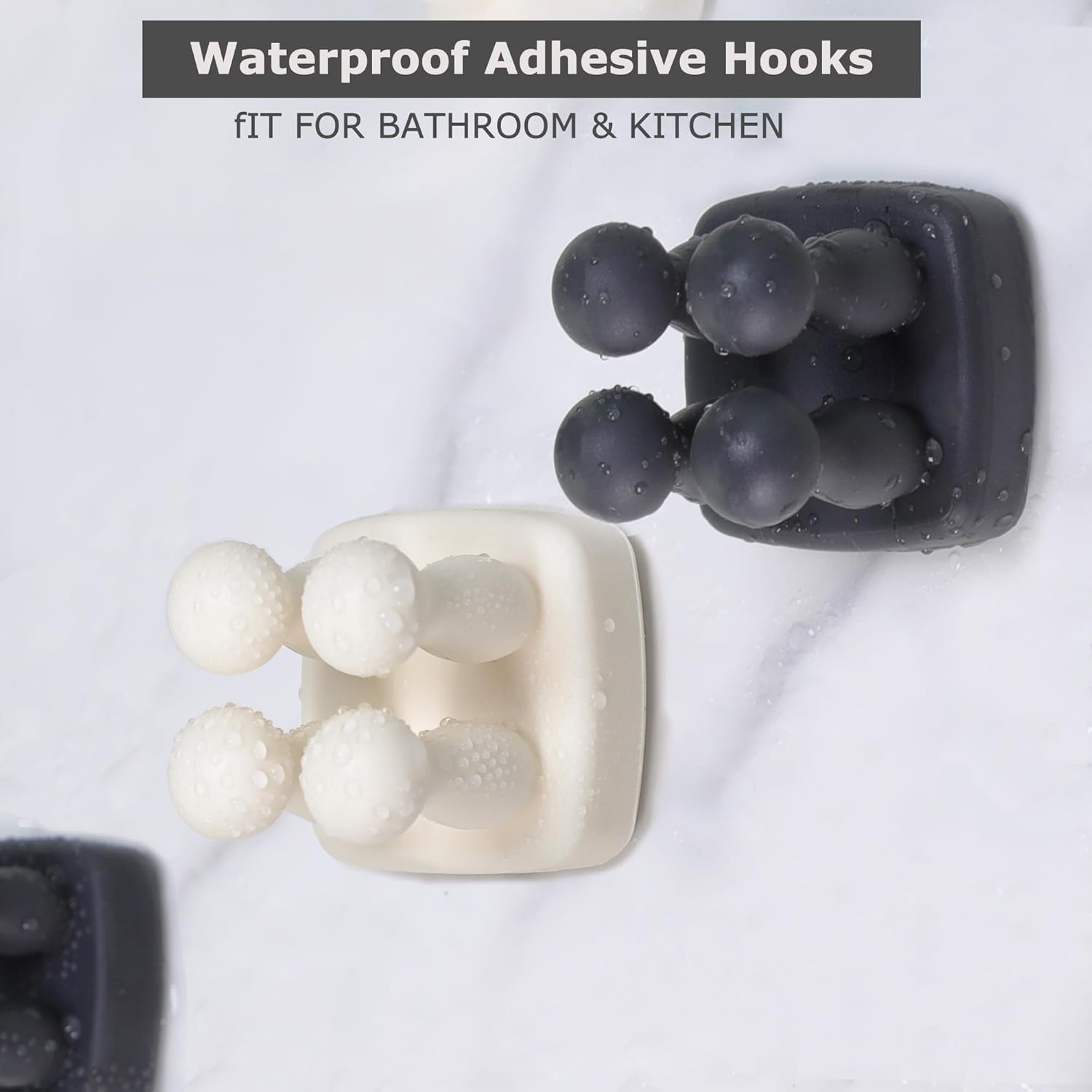 Silicone Toothbrh Holder Multi-Function Hook Waterproof self Adhesive Single Toothbrh Hook Plug Holder for V1258-DP02-D-207