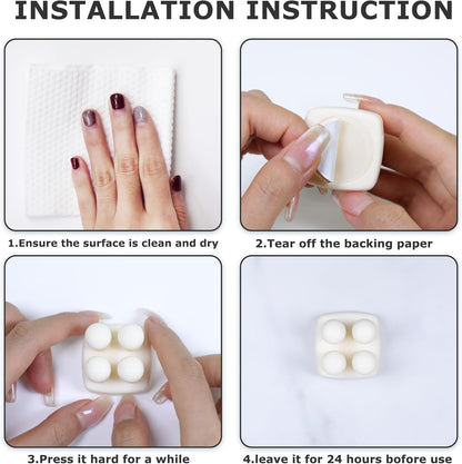 Silicone Toothbrh Holder Multi-Function Hook Waterproof self Adhesive Single Toothbrh Hook Plug Holder for V1258-DP02-D-207