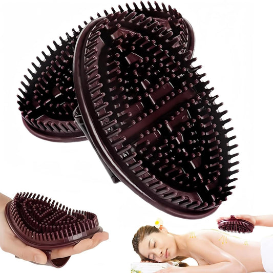2 Pcs Meridian Brh Massage Brh, Beauty Salon Professional Ctom Meridian Brh, Acupressure Meridian Brh, V1258-DP02-D-232