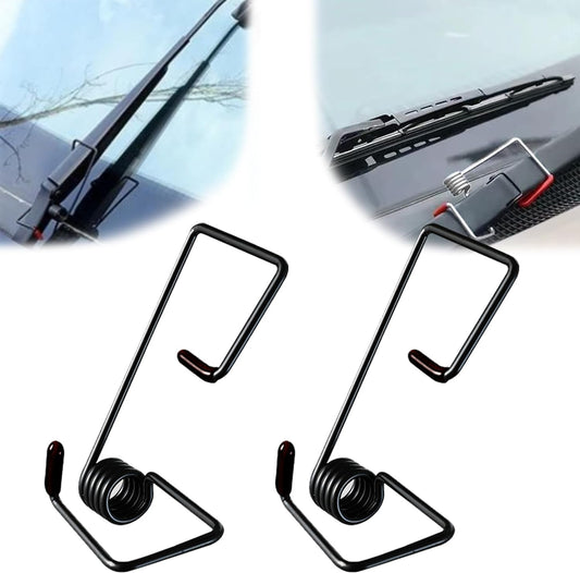 2Pcs Windshield Wiper Arm Pressure Spring Booster, Wiper Arm Pressure Spring Set, Enhance Wiper Performance, V1258-DP02-D-233