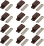 Cabinet Magnetic Latch - 12 Pack Brown Cabinet Door Magnets Catch for Closure Cupboards Drawers Kitchen V1258-DP02-D-234