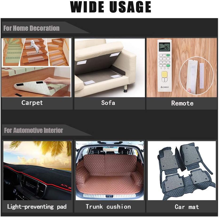 24 Sets 1x4 Inch Hook and Loop Strips with Adhesive Self Adhesive Fasteners Mounting Tape for Home or Office V1258-DP02-D-237