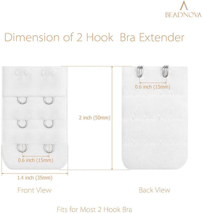 Bra Extender 2 Hook Bra Back Clips Bra Strap Extender Bra Clasp (4pcs) V1258-DP02-D-238