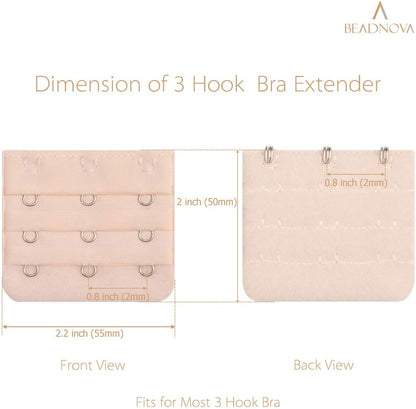 Bra Extender 3 Hook Bra Back Clips Bra Strap Extender Bra Clasp (4pcs) V1258-DP02-D-239