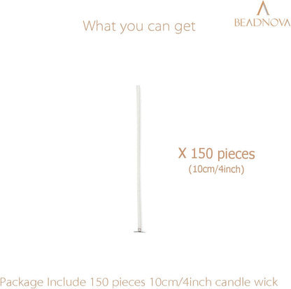 Candle Cotton Wicks 4 Inch 150pcs Short Candle Making Wicks for Making DIY V1258-DP02-D-248