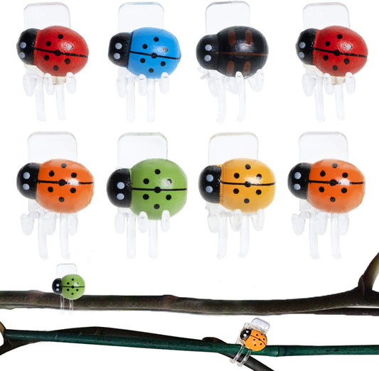 Orchid Clips 30Pcs Ladybug Plant Clips Orchid Support Clips Vine Clips Plant Clips for Support Flower Orchid V1258-DP02-D-249